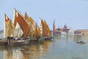 Antonietta Brandeis - Barche da pesca, Venezia