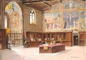 The Sacristy Of The Church Of Santa Croce, Florence