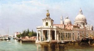 Antonietta Brandeis - The Customs House And Santa Maria Della Salute, Venice