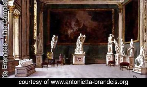 Antonietta Brandeis - Sculpture Gallery at the Pitti Palace, Florence