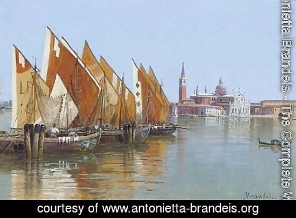 Antonietta Brandeis - Barche da pesca, Venezia