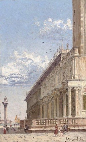 Antonietta Brandeis - The Loggia di Sansovino, Piazza San Marco