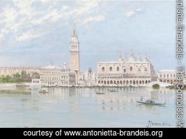 Antonietta Brandeis - The Piazza San Marco and the Doge's Palace, Venice