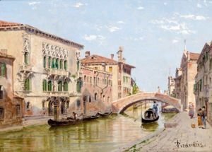 Antonietta Brandeis - A Venetian Canal