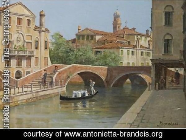 Antonietta Brandeis - A Venetian Bridge