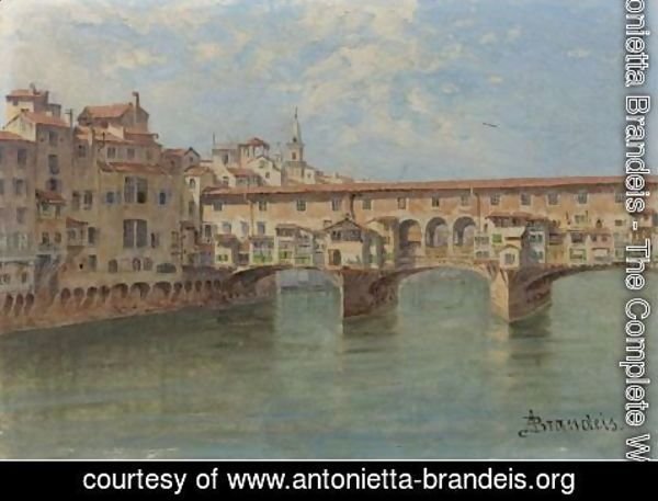 Antonietta Brandeis - The Ponte Vecchio, Florence