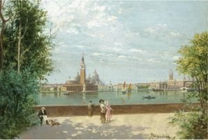 Antonietta Brandeis - Venice From Public Gardens