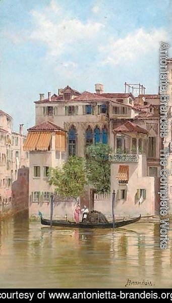 Antonietta Brandeis - Gondola in Venice