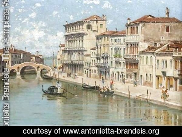 Antonietta Brandeis - Ponte dei tre archi, Cannaregio